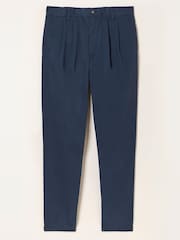 Azul marino - FatFace Pleat Front Twill Chinos - Imagen 7 de 7