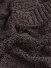Marrón chocolate - Fluffy Teddy Cosy V-Neck Long Sleeve Jumper - Imagen 6 de 7