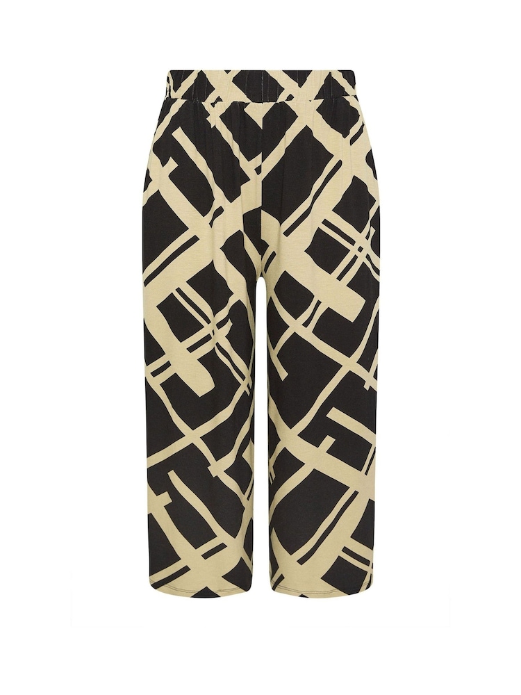 Yours Curve Black Midaxi Culottes - Image 5 of 5
