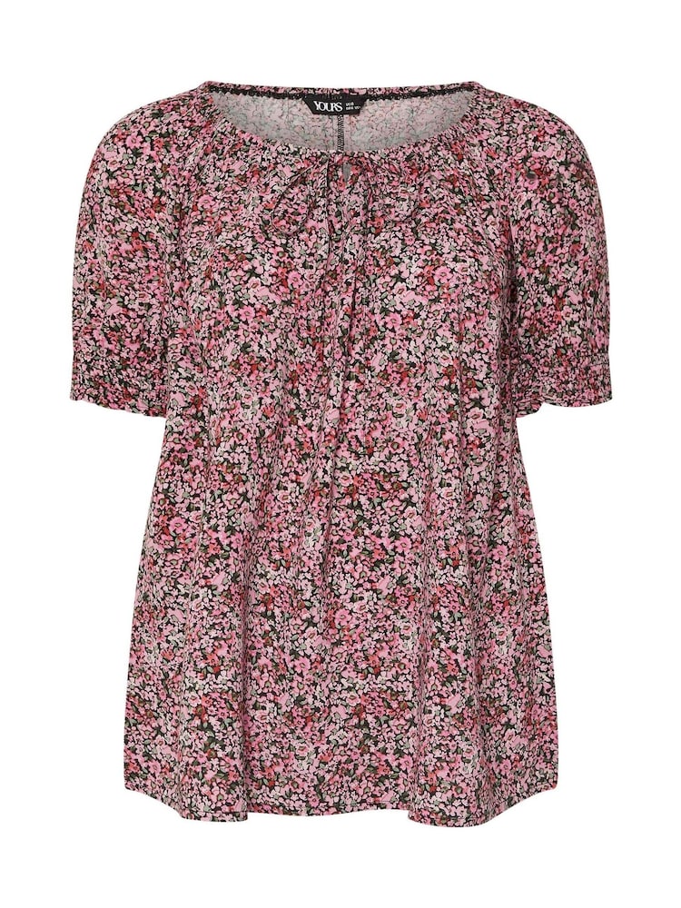 Yours Curve Pink Boho Top - Image 5 of 5