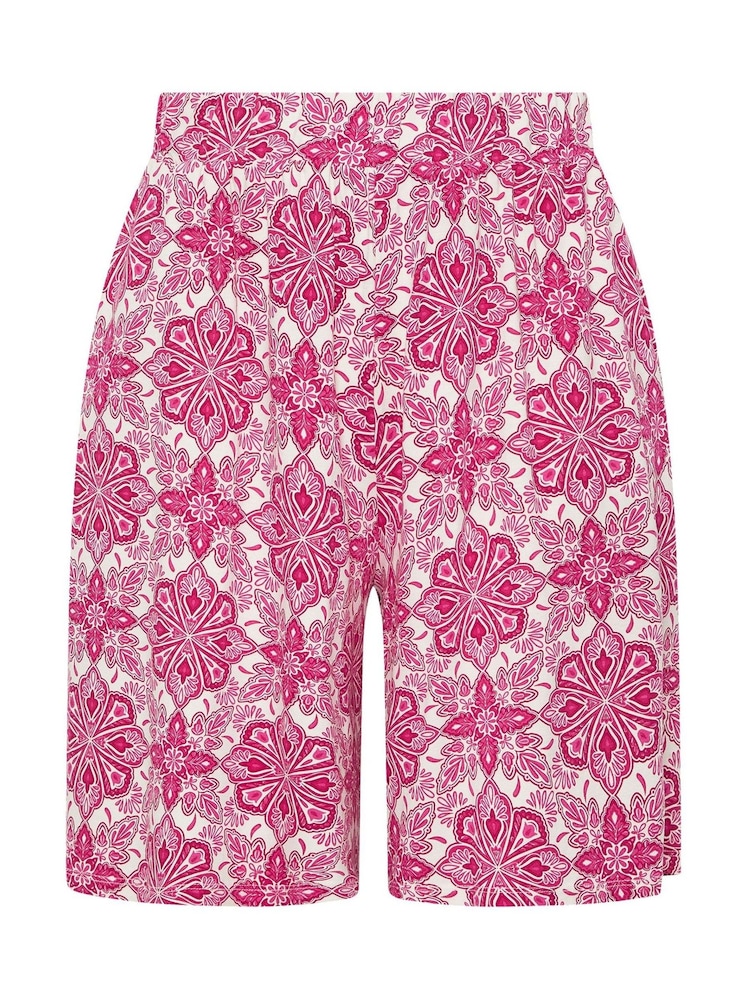 Yours Curve Light Pink Jersey Shorts - Image 5 of 5