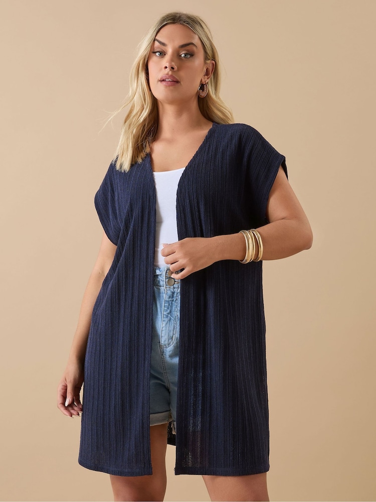 Blue Thick & Thin Cover-Up - Image 1 of 5
