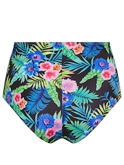 Yours Curve Black Rainbow High Waist Bikini Briefs - Image 6 of 6