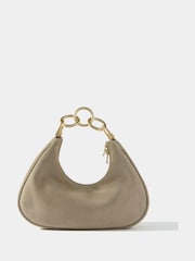 Mint Velvet Cream Ida Cream Suede Grab Bag - Image 2 of 4
