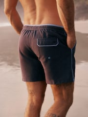 FatFace Trevose Navy Swim Shorts - Image 2 of 9