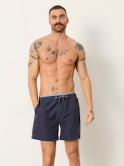 FatFace Trevose Navy Swim Shorts - Image 7 of 9