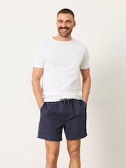 FatFace Trevose Navy Swim Shorts - Image 8 of 9
