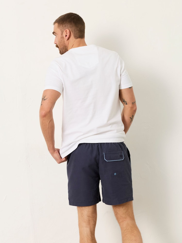 FatFace Trevose Navy Swim Shorts - Image 9 of 9