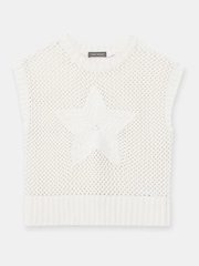 Mint Velvet White Knit Cotton jumper - Image 5 of 7