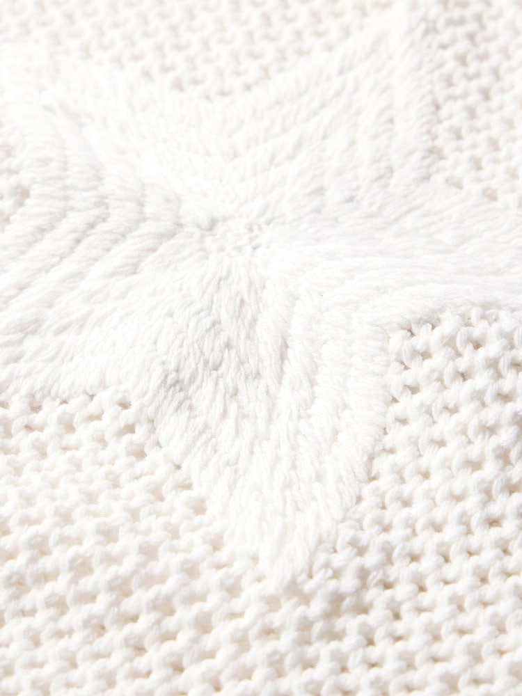 Mint Velvet White Knit Cotton jumper - Image 7 of 7