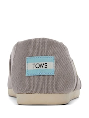 TOMS Grey Alpargata Shoes - Image 3 of 4