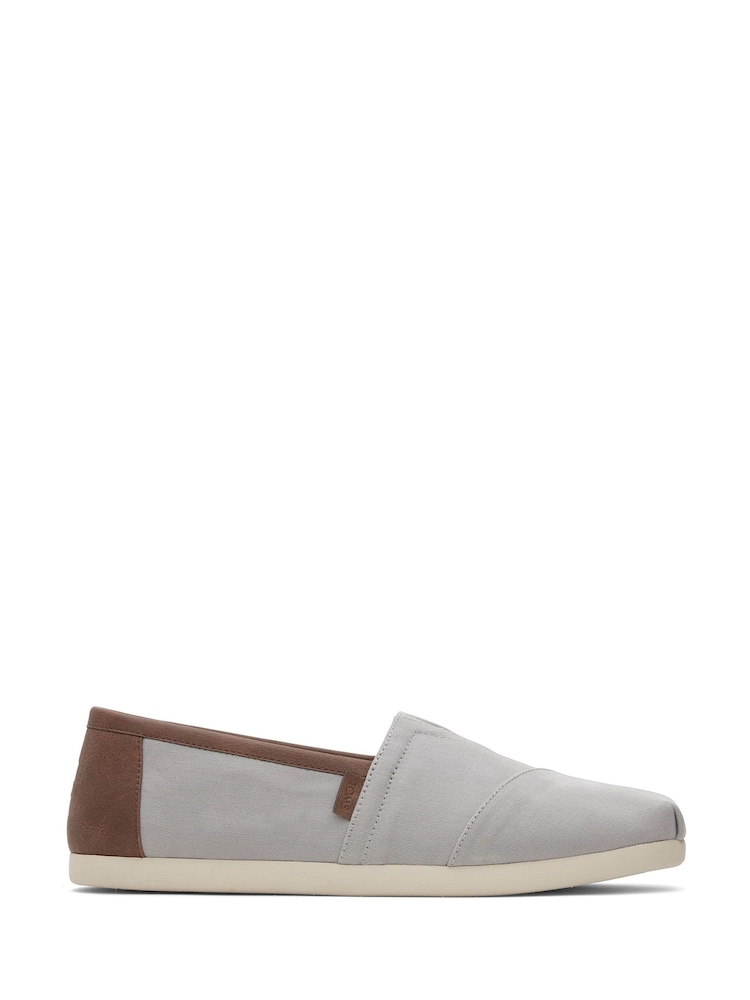 TOMS Grey Alpargata 3.0 Shoes - Image 1 of 4