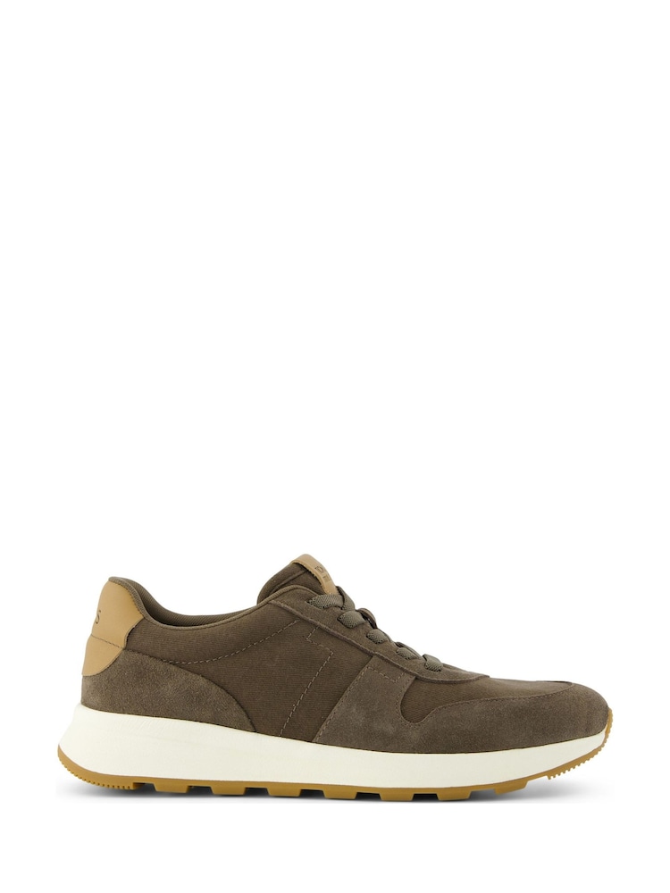 TOMS Green Travel Lite Retro Trainers - Image 1 of 4