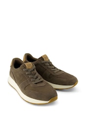 TOMS Green Travel Lite Retro Trainers - Image 2 of 4