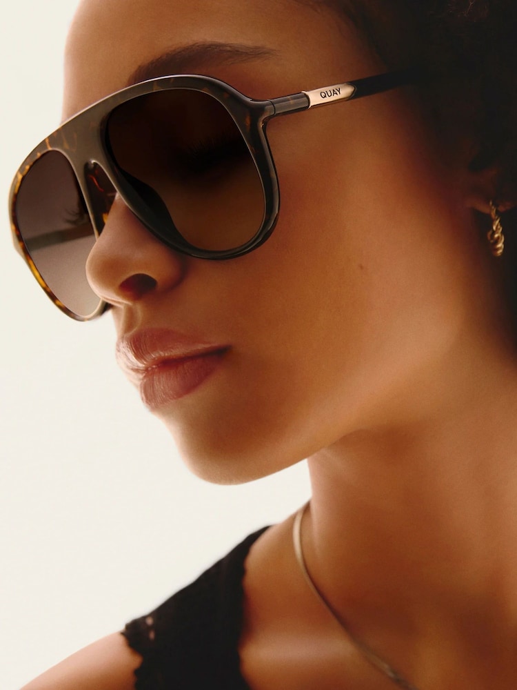 QUAY Animal Print Chart Topper Sunglass - Image 2 of 4