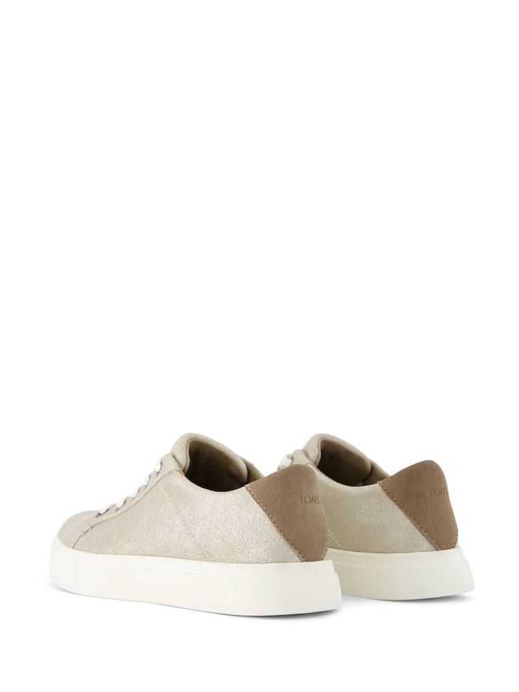 TOMS Metallic Kameron Trainers - Image 2 of 3