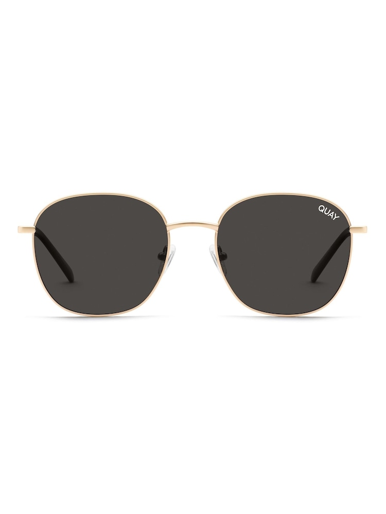 QUAY Gold Jezabell Sunglasses - Image 1 of 2