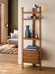 MADE.COM Oak Plinth Narrow Shelving - Image 2 of 8