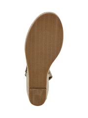 Pavers Gold Casual Buckled Espadrilles - Image 5 of 5