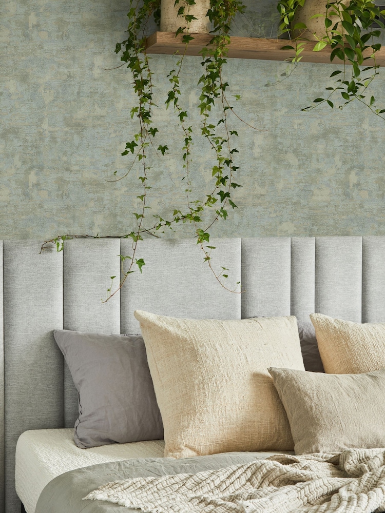 Graham & Brown Sage Boutique Ornamental Texture Heavy Weight Vinyl 10M Wallpaper - Image 1 of 3