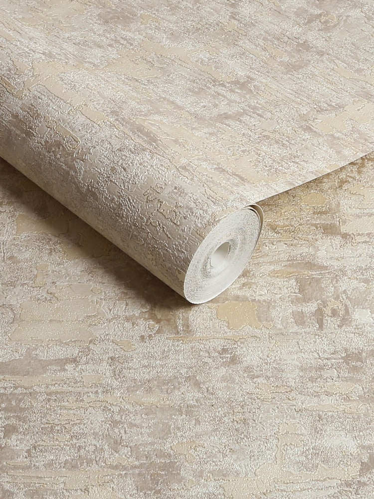 Graham & Brown Cream Boutique Ornamental Texture Heavy Weight Vinyl 10M Wallpaper - Image 2 of 3
