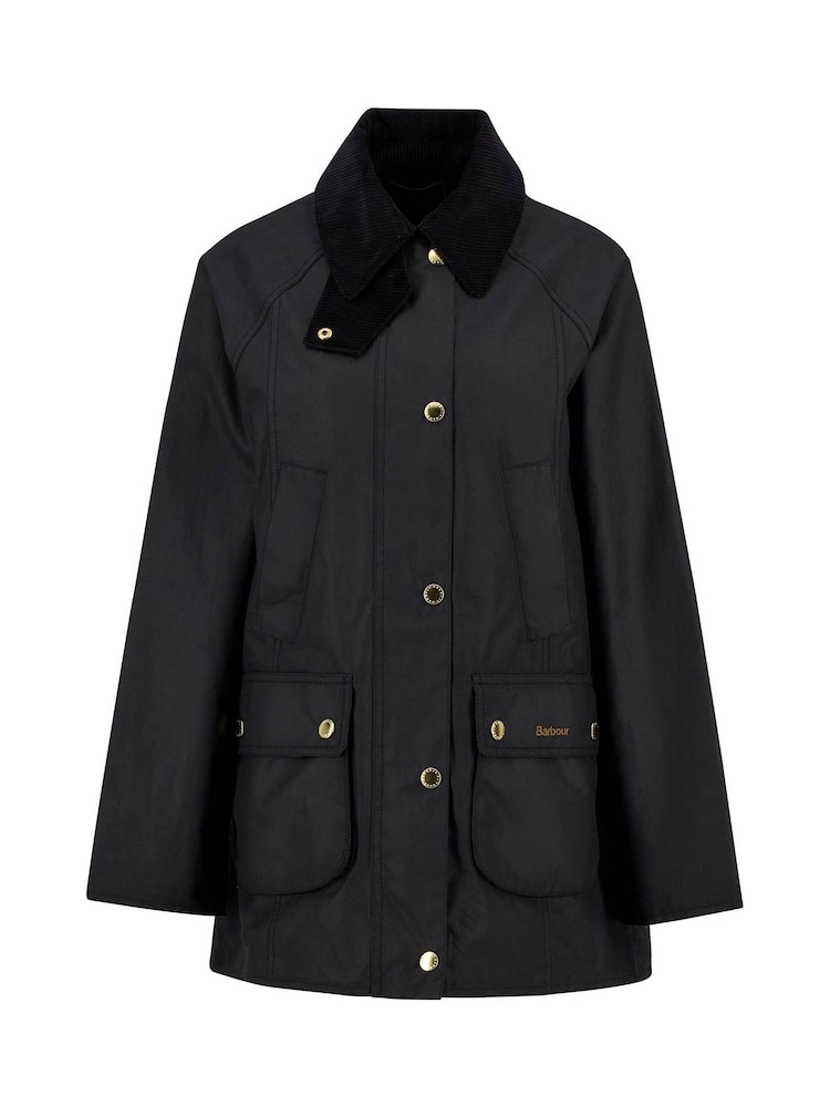 Barbour® Black Modern Beadnell Wax Jacket - Image 8 of 8 Barbour® Black Modern Beadnell Wax Jacket - Image 8 of 8