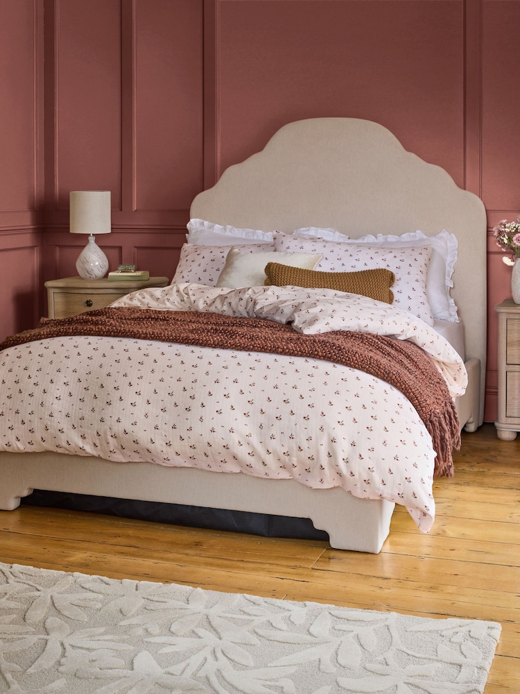 Laura Ashley Bulford Natural Ottoman Storage Bed Tarbert - Image 1 of 6