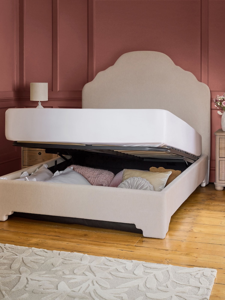 Laura Ashley Bulford Natural Ottoman Storage Bed Tarbert - Image 2 of 6