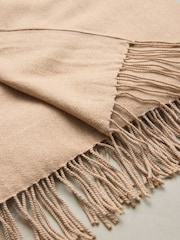 উট - N.Premium Made in Italy Twill Midweight Shawl Scarf - 7এর মধ্যে 6 ছবি