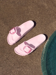 Birkenstock Pink Madrid Big Buckle EVA Fondant Sandals - Image 5 of 8
