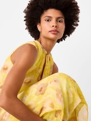 Whistles Yellow Sunshine Floral Textured Dress - Image 5 of 5
