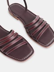 Whistles Purple Bruna Strappy Sandals - Image 4 of 4