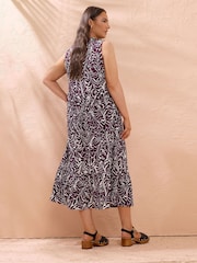 Evans Purple Boho Dress - Image 3 of 5