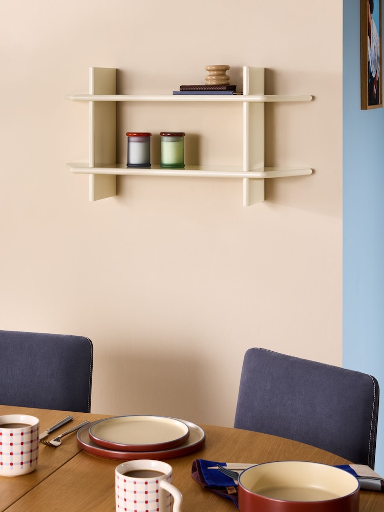 MADE.COM Ecru White Ingrid Shelf - Image 1 of 5 MADE.COM Ecru White Ingrid Shelf - Image 1 of 5