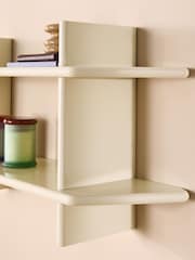 MADE.COM Ecru White Ingrid Shelf - Image 3 of 5