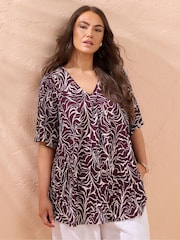 Evans Green Swing Boho Top - Image 1 of 5