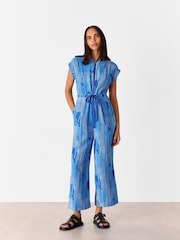 Whistles Stripe Print Zip Jumpsuit - Imagen 1 de 5