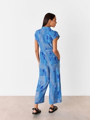 Whistles Stripe Print Zip Jumpsuit - Imagen 2 de 5