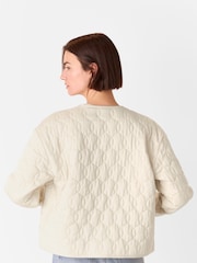 Whistles Nude Maya Quilted Jacket - Image 2 of 5