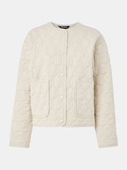 Whistles Nude Maya Quilted Jacket - Image 5 of 5