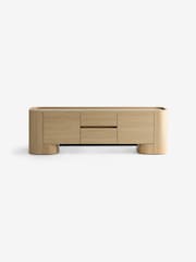 MADE.COM Light Oak Effect Kain Up to 55 Inch TV Unit - Image 1 of 3