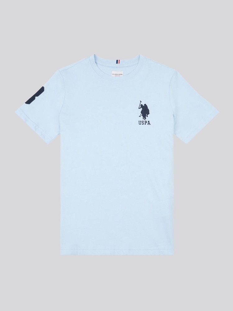U.S. Polo Assn. Blue Boys Player 100% Cotton 3 T-Shirt - Image 2 of 5
