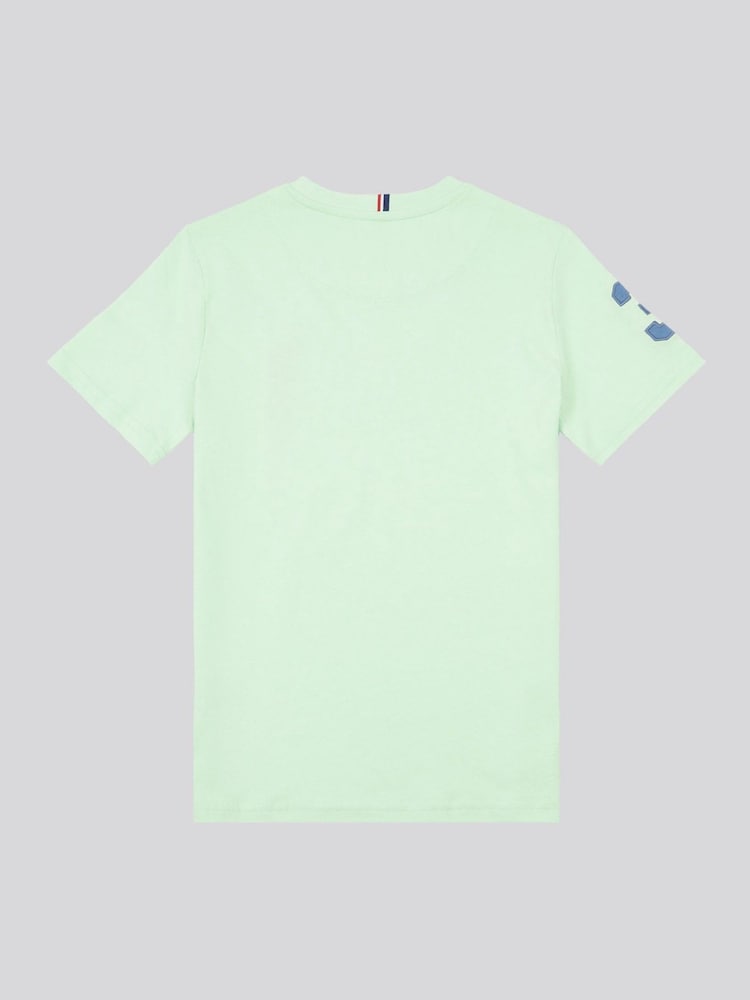 U.S. Polo Assn. Green Boys Player 3 100% Cotton T-Shirt - Image 2 of 5 U.S. Polo Assn. Green Boys Player 3 100% Cotton T-Shirt - Image 2 of 5