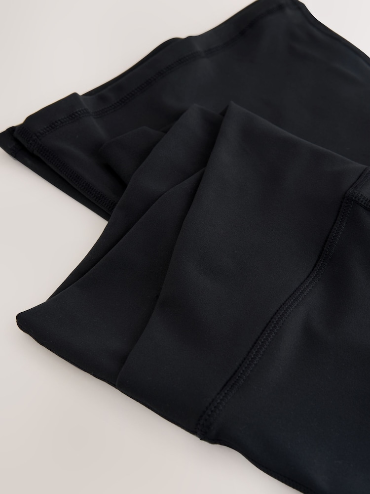 Black Active Balance Wrap Front Flared Leggings - Image 3 of 3