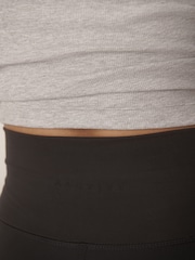 Black Active Balance Wrap Front Flared Leggings - Image 5 of 9