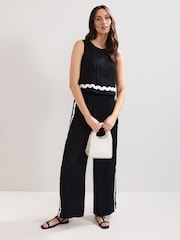 Phase Eight White Leather Square Tote Bag - Image 5 of 7