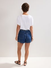 Phase Eight Sonnie Denim 100% Cotton Shorts - صورة 4 من 6