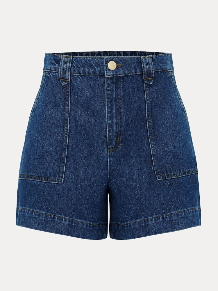 Phase Eight Sonnie Denim 100% Cotton Shorts - صورة 6 من 6