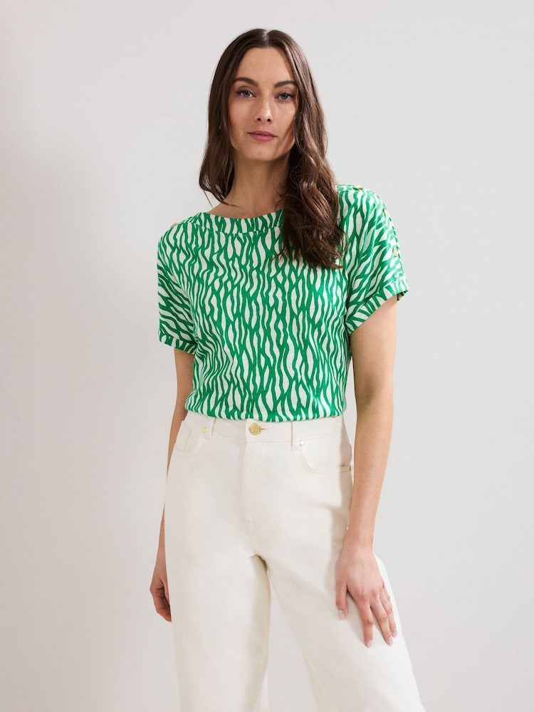 Phase Eight Suzie 100% Cotton Top - Imagen 1 de 7