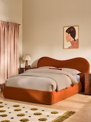 MADE.COM Velvet Cinnamon Maya Ottoman Bed - Image 1 of 5